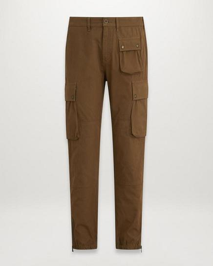 Pantalon Cargo Belstaff Homme Trialmaster Marron Coton Soldes WR4230865